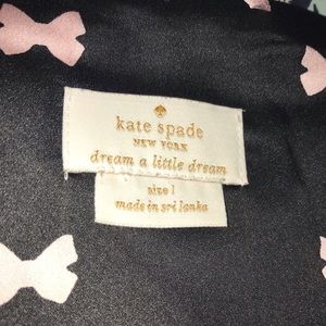 Kate Spade Bow Pajama set in size L